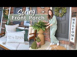 Spring Front Porch Decorate with Me | Spring & Easter Decor Ideas 2025