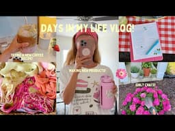 DAYS IN MY LIFE VLOG: girl chats, pool hangs, and trying a new coffee recipe!