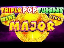 MAJOR Jackpot Won! The TRIFECTA Lands in Triple Pop Tuesday! Island Rising slot at Red Rock Casino!
