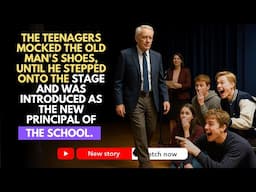 The Teenagers Mocked The Old Man's Shoes Until He Stepped Onto The Stage And Was Introduced As...