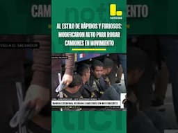 Como en Rápidos y Furiosos: Modificaron auto para robar camiones en movimiento