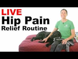 Got Hip Pain? Watch Hip Pain Relief Stretches LIVE!