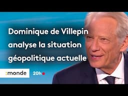Iran/Israël, présidentielle 2027... Dominique de Villepin est l'invité du 20h