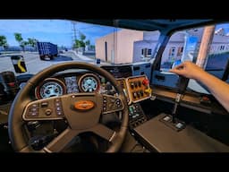 American Truck Simulator | Convoy , Friends and FUN !!! 4090 RTX MOTION SIM