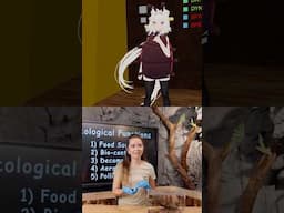 Filian races with Barbara🪳🏃‍♀️ #shorts #filian #vtuber #alveus #cockroach #bug #mayahiga #twitch