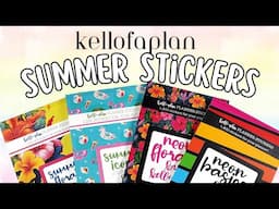 Kell of A Plan Summer Release Sticker Book Flip Through (New Neon Stickers!)