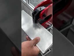 Using the JS Tools Shrinker to get rid of the oil canning in our aluminum panel. At Trick-Tools.com