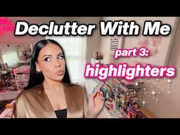 Decluttering my entire makeup collection 🗑️ declutter part 3️⃣