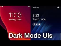 iOS 13 vs One UI 1: Dark Mode UIs!