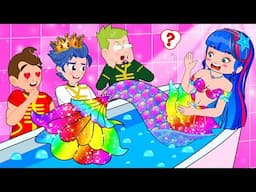 Caught in the Tub! 🛁 Lisa’s Mermaid Identity Exposed! | Love Story | Poor Princess Life