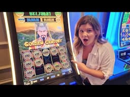 My Wife Went Crazy Spinning Slots at El Cortez in Las Vegas!