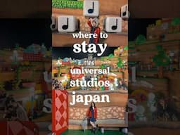 Hotel recommendations in Japan 🇯🇵 Here’s where to stay near Universal Studios Japan! #travelideas
