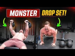 Build a More POWERFUL and Muscular Chest With This Intense Kettlebell Drop Set | Coach MANdler