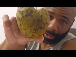 Eating A Dragons Heart 💚 | Taste Test - Cherimoya Fruit 🤨