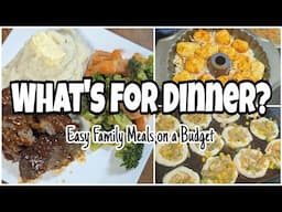 What's for Dinner? • REAL LIFE MEALS MADE AT HOME • Budget Friendly Family Dinner Ideas