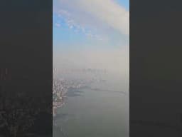 Mumbai from the air #sealink #mumbai #airindia #worlisealink #shortsvideo #shortfeed #shorts