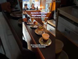 This is the coolest Espresso Bar we visited in Korea! ☕️🍹