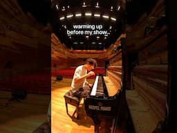 what happens at soundcheck.. 👀🌟🎹 #piano #tour #soundcheck #bts #musician #concert #performance