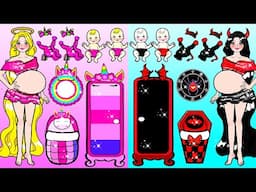🔴 [LIVE] Angel VS Vampire Mother & Daughter NEW FASHION💗💛- Barbie's New Home Handmade
