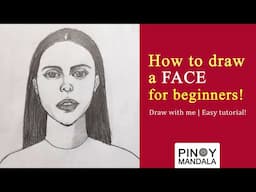 How to draw a face for beginners (freehand, no reference) | Philippines