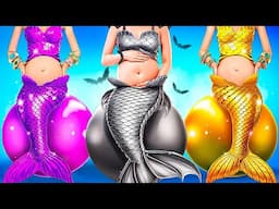 Pregnant Fairy vs Pregnant Vampire vs Pregnant Mermaid!