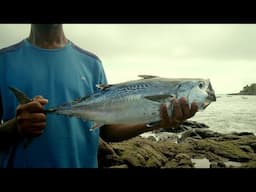 A Minute Of Morning Fishing: Local Fisherman In Brazil