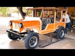 Man Transforms Old Car into Electric Vehicle | Start to Finish by @WoodworkingInspiration4196