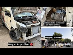 Wagonr Mai Ambassador Vala AC Compressor Lagva Dia🤗 Ac Problem in Wagonr✅ Wagonr Ac Issue✅ car ac