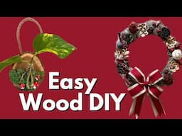 Wood Round or Wreath Wednesday Collab | Easy Wood DIY | Wood Round DIY