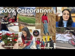 Shimla Diaries: 200K CELEBRATION 🥳 with family! cake cutting, day out, pahadi dance & cards night !