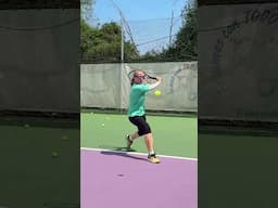 I love my backhand slice #tennis
