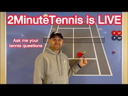 2MinuteTennis is live! (Ryan answers your tennis questions)