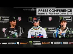 Press Conference | Round 1 at Ride Rock Creek | Monster Energy Pro Downhill Series 2025