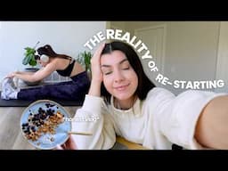 Forcing myself to get back on track *vlog*