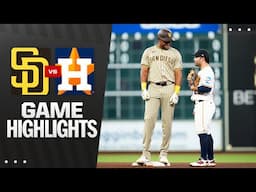 Padres vs. Astros Highlights (4/19/25) | MLB Highlights