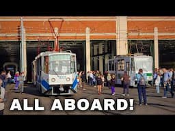I Went to the Famous MOSCOW PARADE OF TRAMS