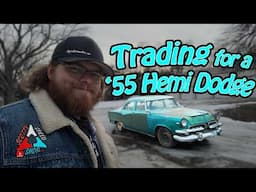 Trading a clutch for a Hemi powered 1955 Dodge Custom Royal Lancer vintage Hot Rod