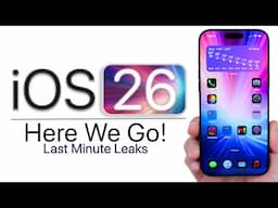 iOS 26 Final Leaks!