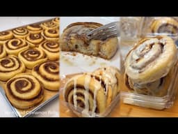 NO-KNEAD CINNAMON ROLLS with easy Frosting / Icing  (no creamcheese) Recipe