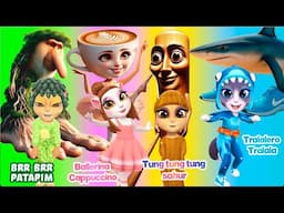 My talking Angela 2 | Ballerina Cappuccino VS Tralalero tralala VS Tung Sahur Brr Brr Patapim
