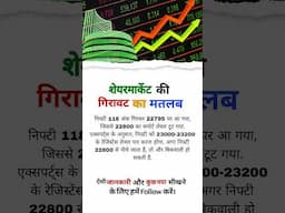 Share Market Crash #stockmarket #investment #marketcrash