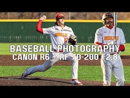 Using the Canon RF 70-200mm f2.8 for Baseball Photography