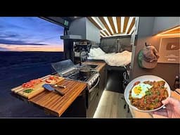 Van Camping in the Wilderness | Cooking Traditional Pipérade