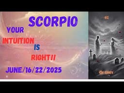 SCORPIO 💙 YOUR INTUITION IS RIGHT ABOUT THIS PERSON! SCORPIO SIGN