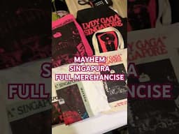#LadyGaga in #Singapore 🇸🇬 Full #Merchandise Review ✨ #Gaga #Mayhem #MayhemSingapura #Merch #Haul