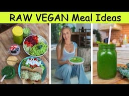 5 Raw Vegan Meals I Eat Every Week! (fast, delicious & easy!) 🥭🍒