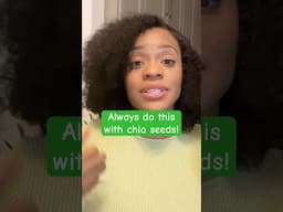 Always remember to gelatinize your this seeds! #chiaseeds #guthealth #fibertips #glp1forweightloss