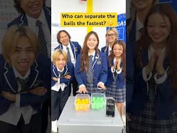 Who can separate the balls the fastest? 🤔