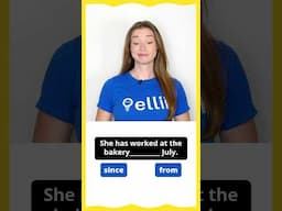 Since & From Quiz #shorts #english #learnenglish #grammar #presentperfecttense