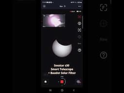 March 2025 Eclipse Captured! 🌒 Seestar S30 Smart Telescope in Action #Eclipse #seestar